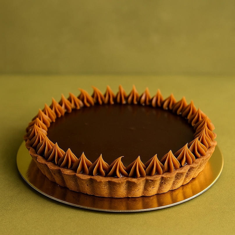 Foto de la tarta tofi